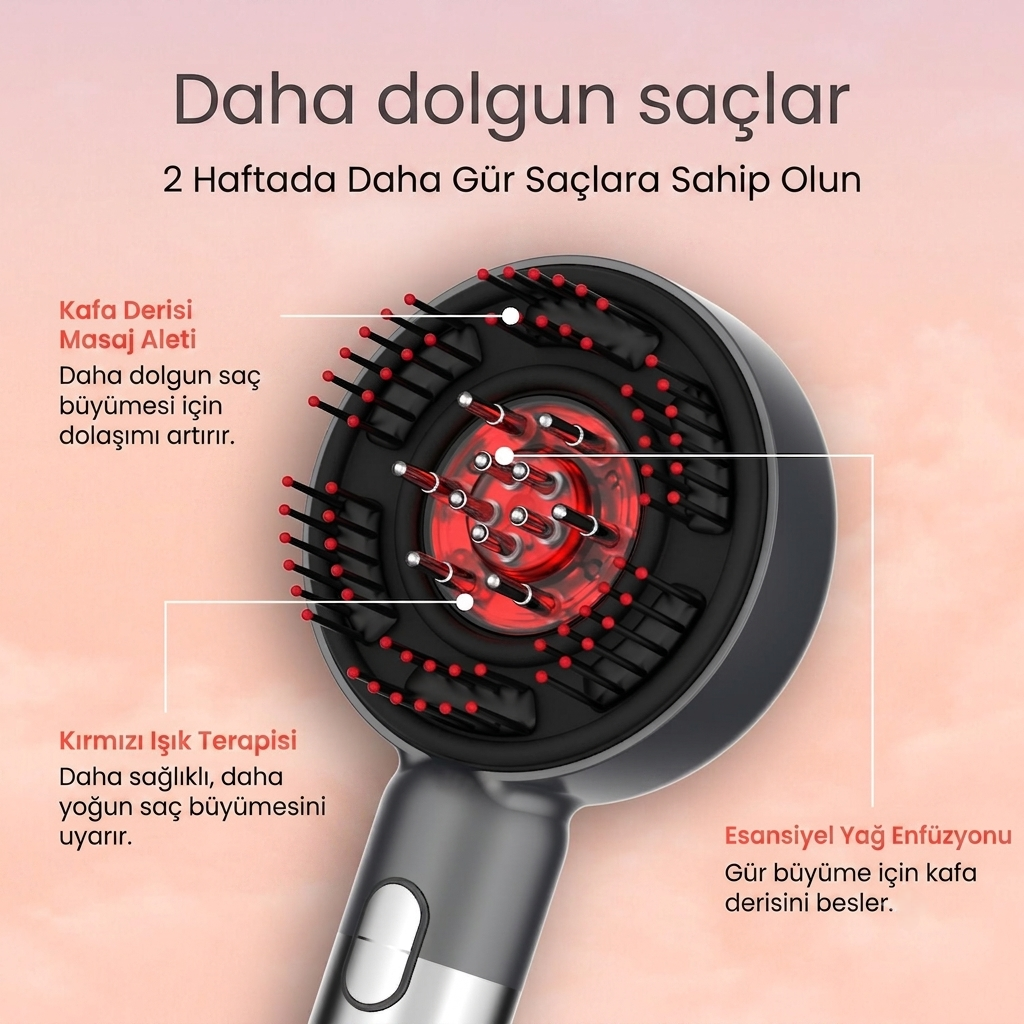 Alven Bloom™ 3'ü 1 Arada Saç Bakım Tarağı